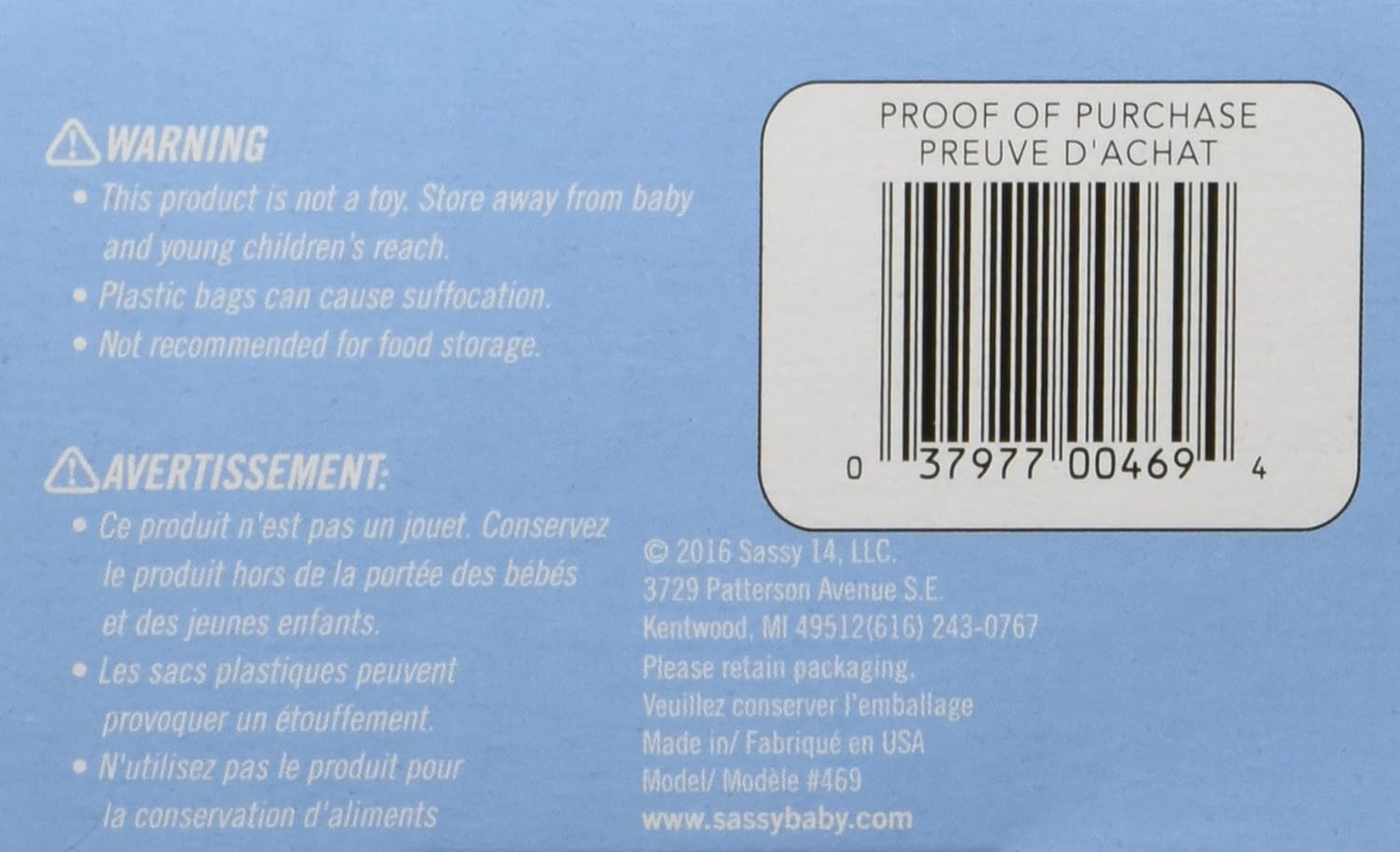 Sassy Baby Disposable Diaper Sacks, 200 Count, Packaging May Vary image number 6