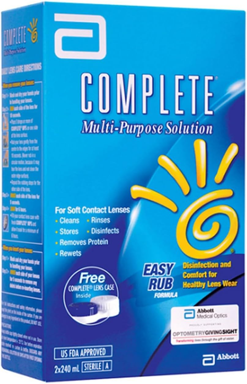 Complete Multi-Purpose Easyrub 2X240Ml + Lenses Case