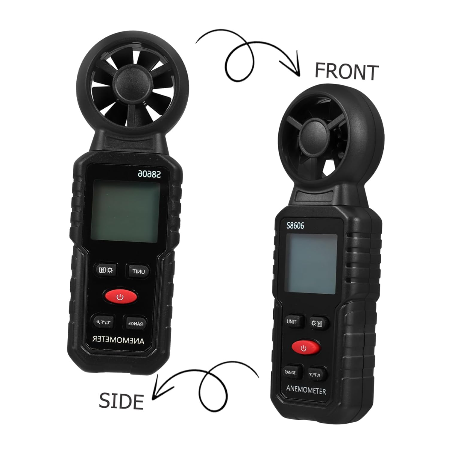Ifundom High Precision Portable Handheld Wind Speed Anemometer Wind Measurement Device for Outdoor Air Velocity Testing image number 6