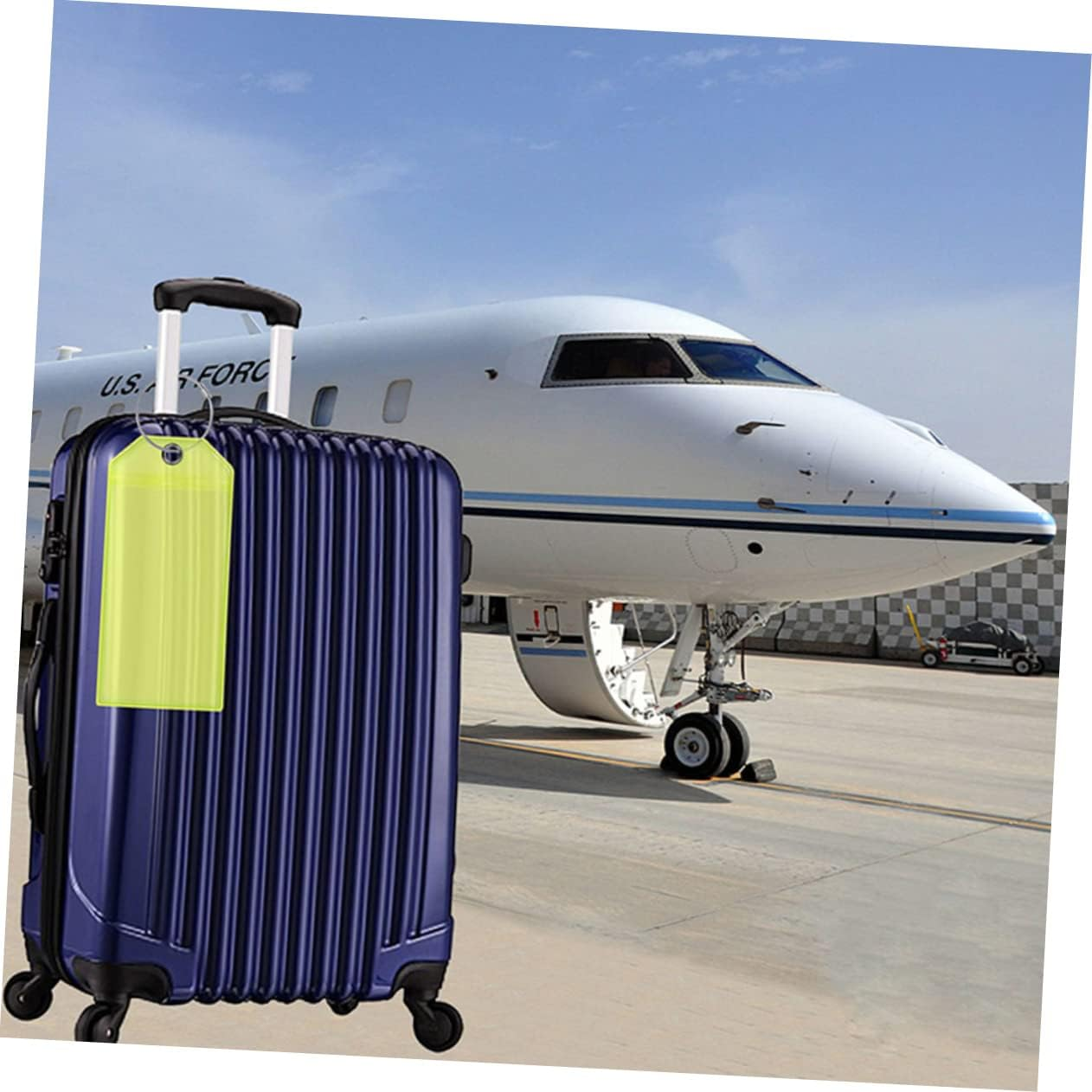 KICHOUSE 4Pcs Cruise Ship Luggage Tags Suitcase Id Tags Durable Luggage Identifier Airport image number 3