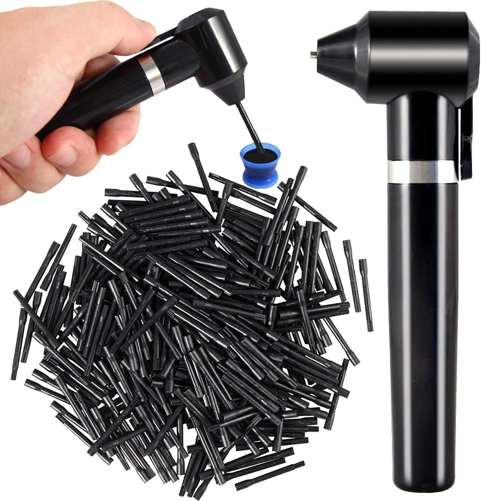 Ink Mixer Tattoo Pigment Mixer Machine with 100Pcs Mixing Sticks Eyebrow Color Makeup Tattoo Ink Pigment Black Electric Agitator Machine for Microblading Tattooing Supplies Tattoo Supply Tool