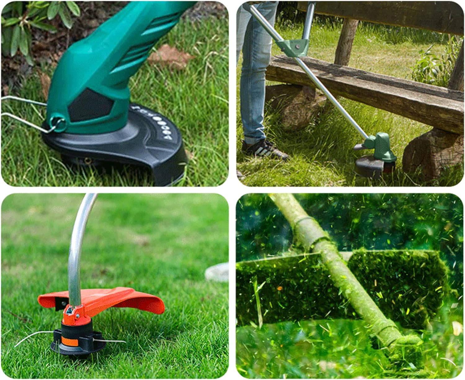 8Pcs 196146-9 Replacement Trimmer Spools for M Akita Akkusense, 1.6Mm X 8.3M Weed Eater Lines & Caps for Makita String Trimmer Weed Eater 18V DUR181Z/DUR181RF/DUR181 (6 Spools + 1 Cap +1 Spring) image number 1