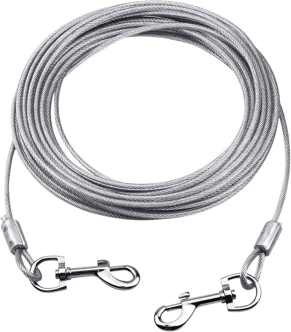 Dog Lead for Large Dogs Dog Lead with Spring Yard Lead for Large Dogs Tie-Out Leads for Dogs Tie Out Cables Tie-Out Leads Yard Lead for Dogs for Small Medium or Large Dogs image number 5