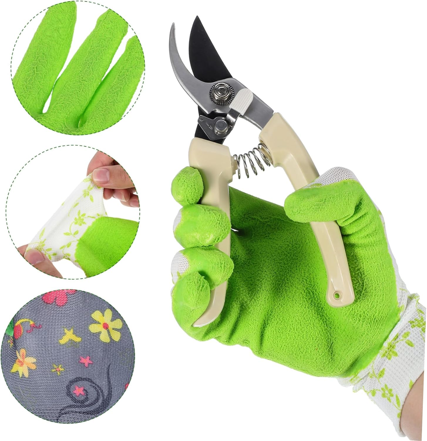BESPORTBLE 9Pairs Gardening Gloves Work Gloves Men Women for Yardwork Construction Welding Comfortable for Outdoor Gardening image number 5
