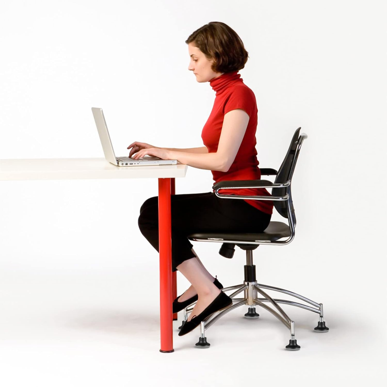 Wheels to Fixed Stationary Castors Chair Casters 5Pcs Office Chair Caster Fixed Bell Glides Replacement Heavy Duty Fixed Wheel for Office Chair Stationary Feet Carpet Rug image number 6