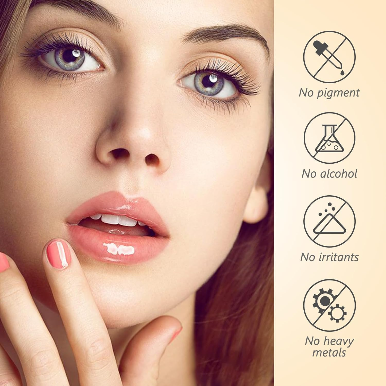 Joyeee Lip Mask, 20Pc Lip Mask Sheets, Collagen Crystal Lip Pads for Moisturizing & Anti-Wrinkle, Keeps Lips Smooth & Soft image number 5