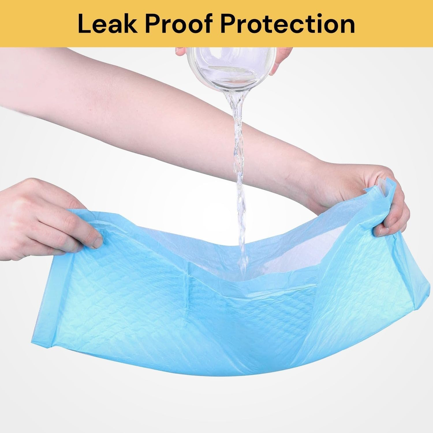 EZONEDEAL Extra-Large Dog Training Pads for Dogs Super Absorbent and Thicker Puppy Pads with Quick-Drying Materials Potty Training Pee Pads for Dogs and Cats - Dog Pee Pad (200 PCS) image number 6