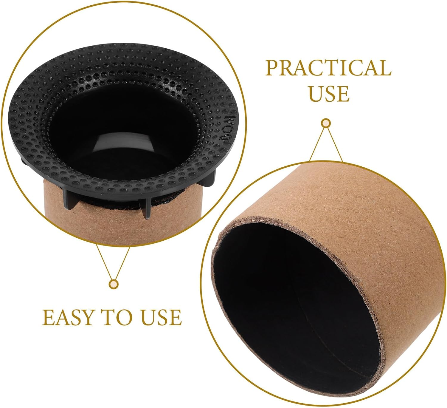 HOMSFOU Speaker Vent Tube for Portable Speaker and Woofer 72&times;118Mm Dimensions Suitable for Bar and Car Audio Systems image number 4