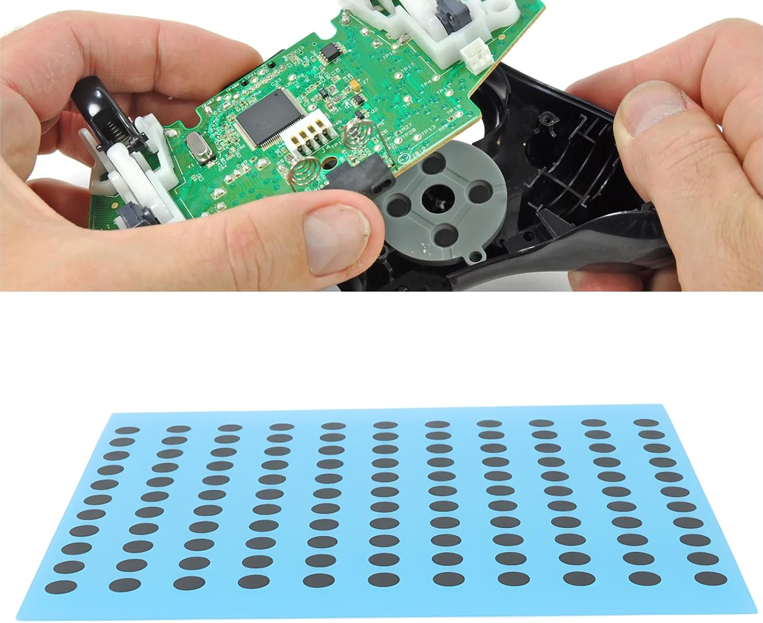 Emagtech 1 Sheet 4Mm Circular Conductive Button Pads Suitable for Restoring Functionality to Remote and Controller Buttons image number 5