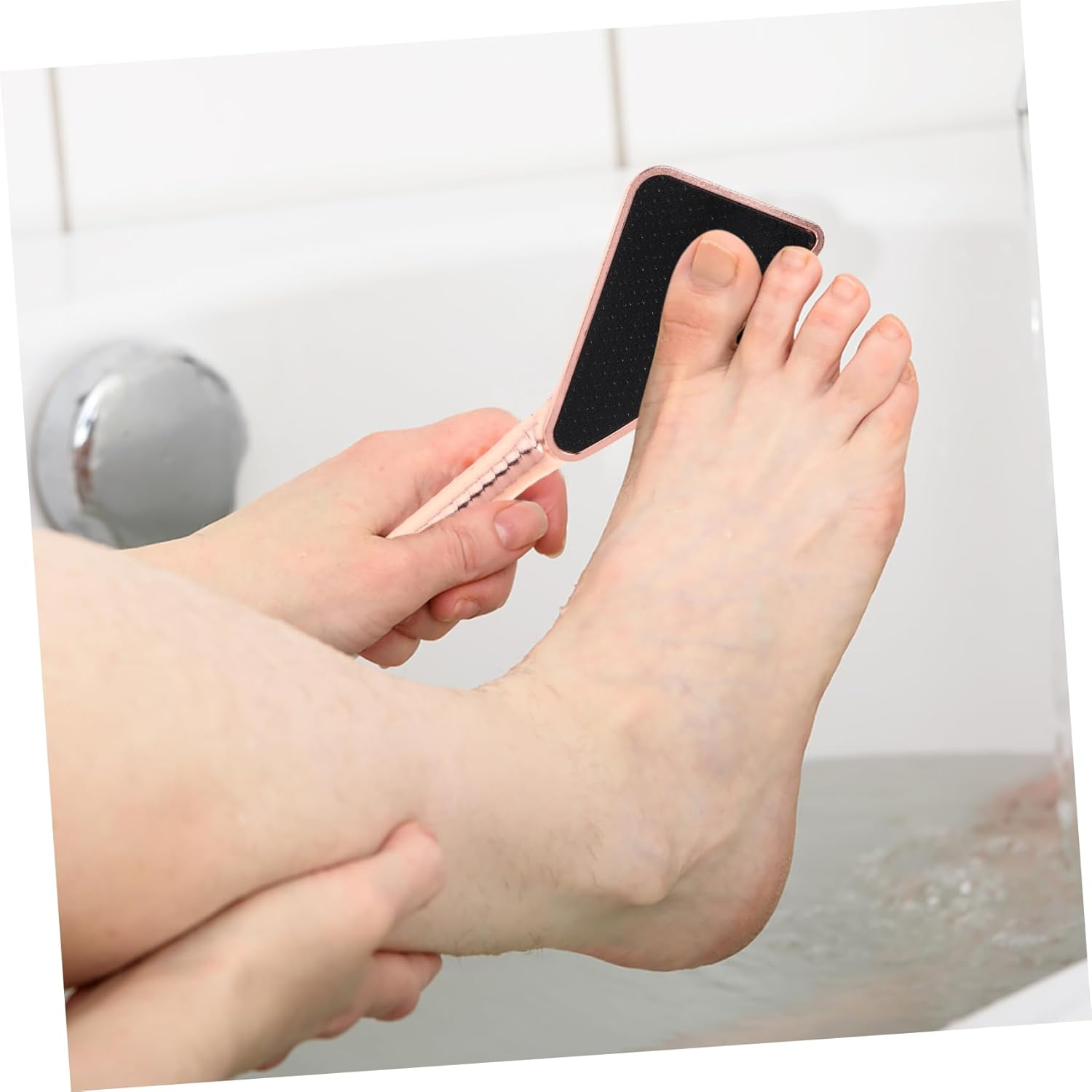 OSOLADY Nano Foot Rasp Professional Callus Remover for Feet Care Pedicure Tool for Dead Skin Removal Rose Gold Design image number 6