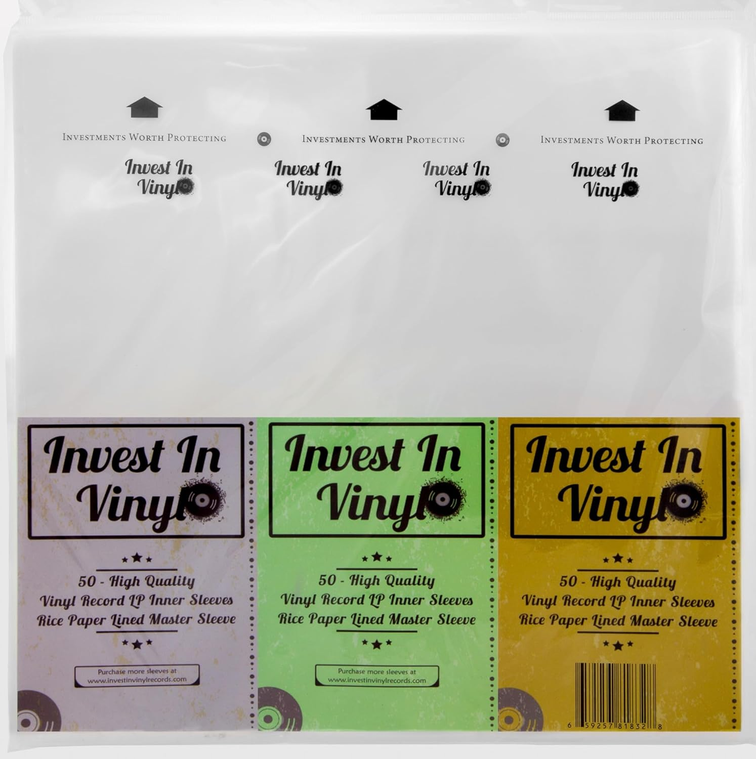 Invest in Vinyl 50 Master Sleeves Rice Paper anti Static LP Inner Sleeves Mobile Fidelity MFSL Style Vinyl Record Sleeves Provide Your LP Collection with the Proper Protection - image number 6