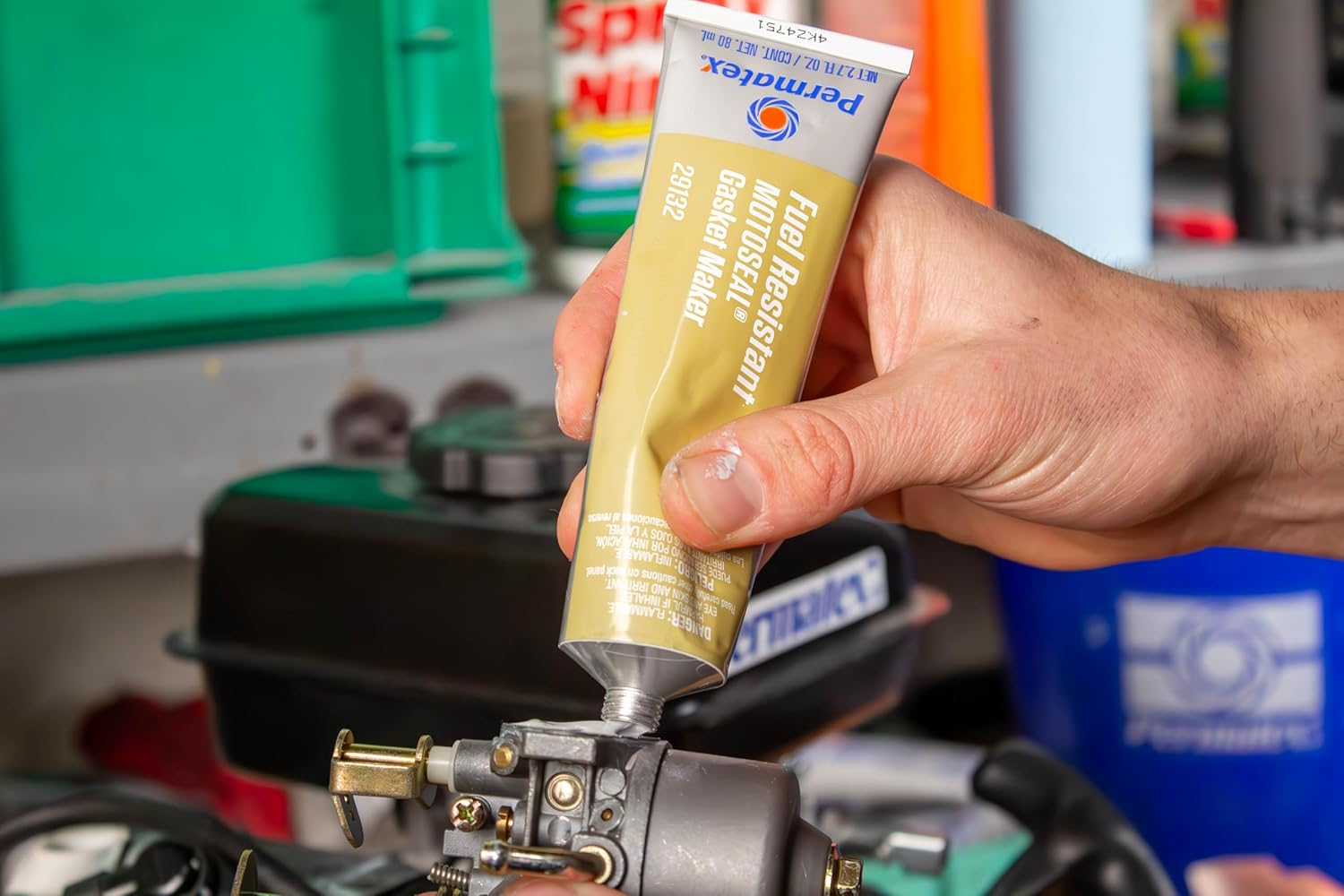 Permatex 29132 Motoseal Ultimate Gasket Maker, Grey, 80 Ml image number 5