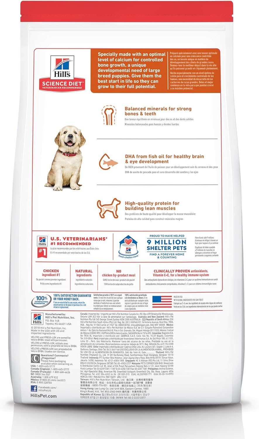 Hill'S Science Diet Puppy Large Breed Dry Dog Food 12Kg image number 6