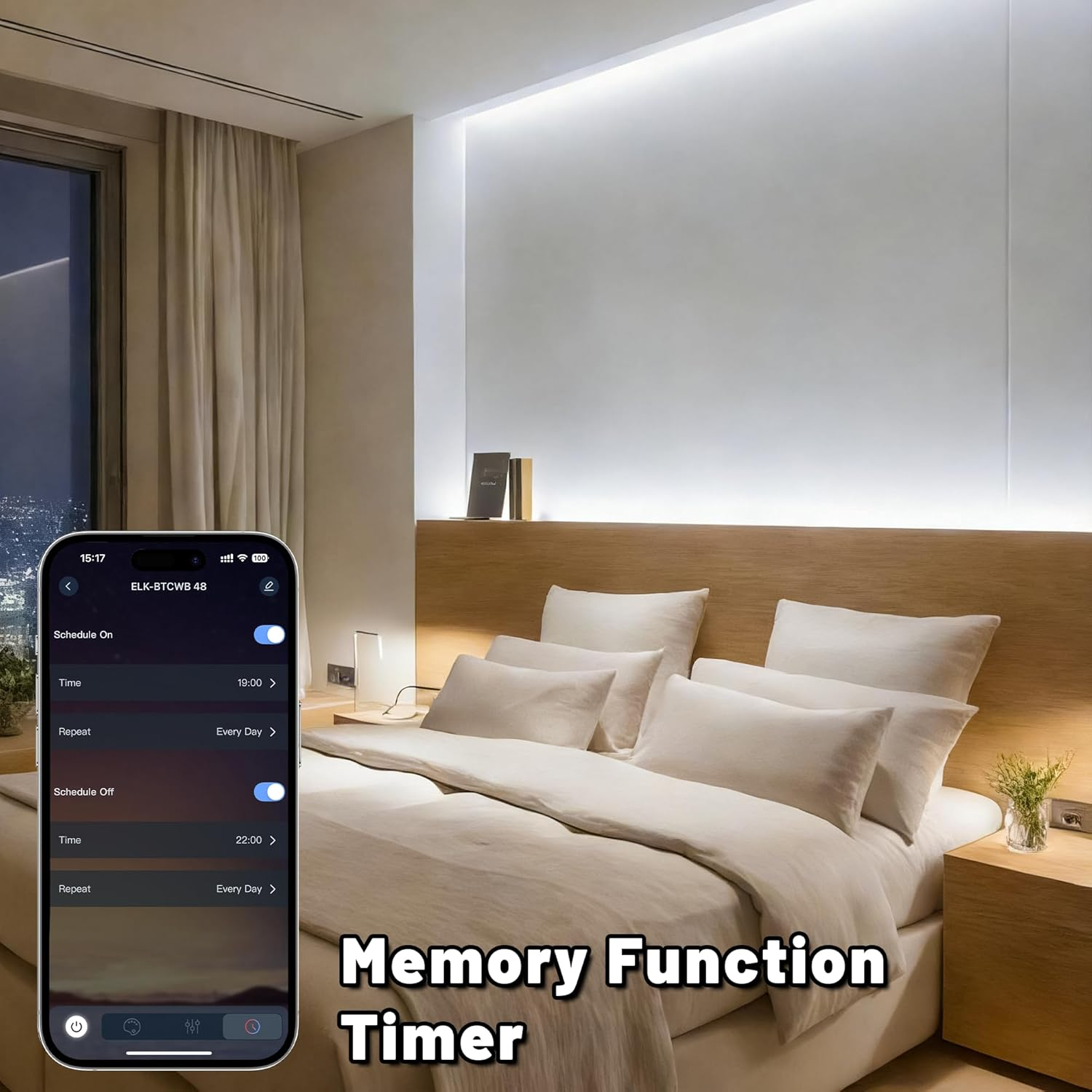 5V USB COB LED Strip Lights, Cozylady 2M Bluetooth Natural White 6000K 320Leds/M Dimmable Strips, IP20 Not Waterproof Tape Light for DIY Mirror Cabinet Wardrobe Home Indoor Decoration