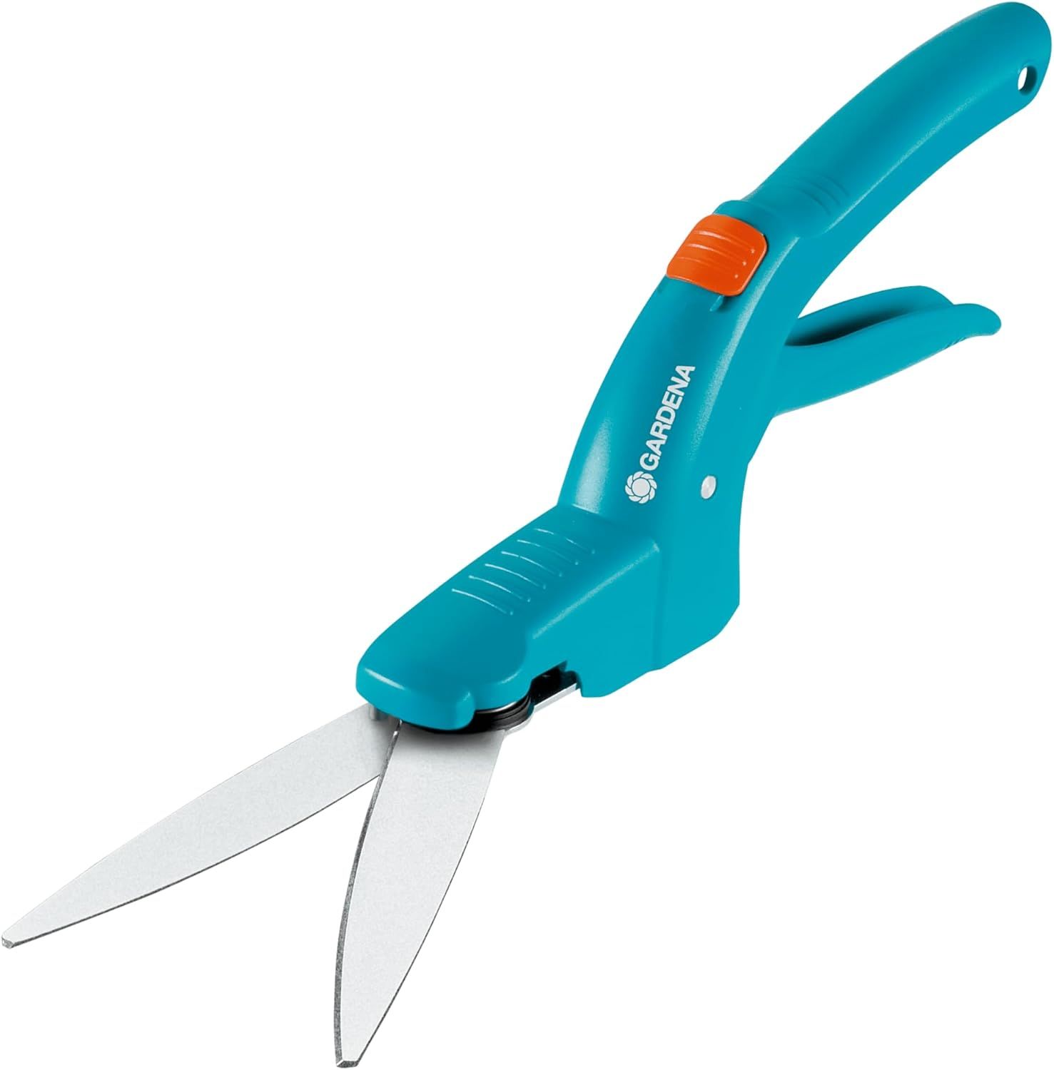 GARDENA Classic Grass Shears: Mechanical Straight-Ground Lawn-Edging Shears with Self-Sharpening Blades and Friction-Reducing Coating, Ergonomically Designed Shape (8730-30), Multicolor image number 2