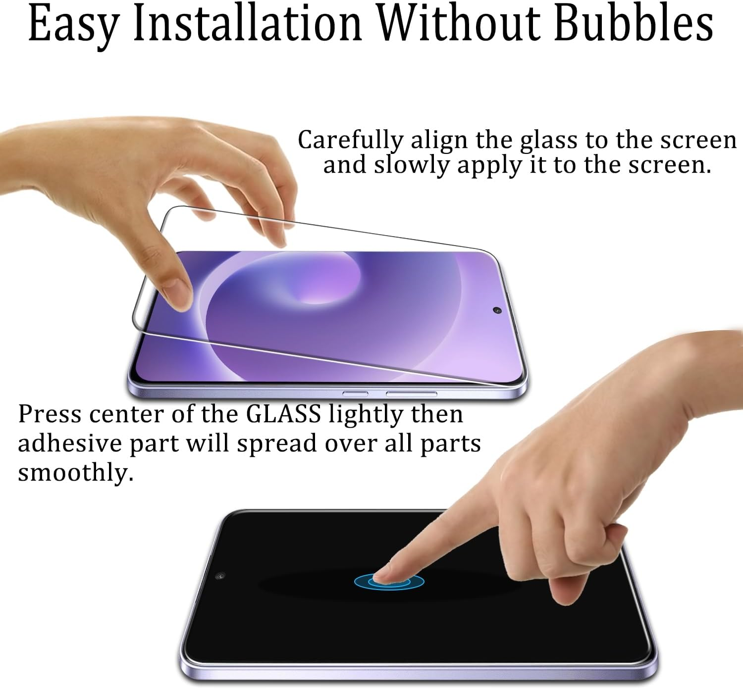 [2 Pack] KATIN Screen Protector for OPPO A5 Pro 5G/ OPPO A5X Tempered Glass, Easy Installation, anti Scratch, Bubble Free image number 3