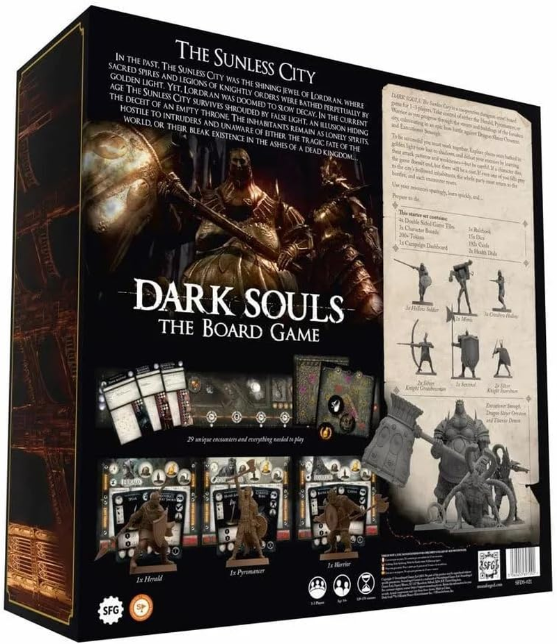 Steamforged Games the Sunless City Core Set Dark Souls Board Game