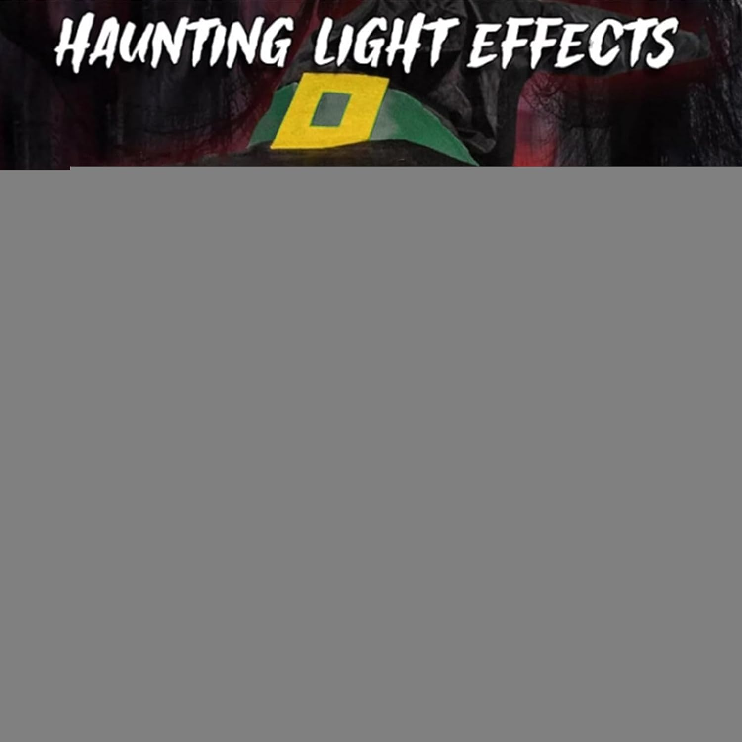 Flying Witch - Realistic Witch Halloween Decorations,6Ft Large Animatronics Halloween Props, Animated Witch Broom for Front Porch Yard Garden