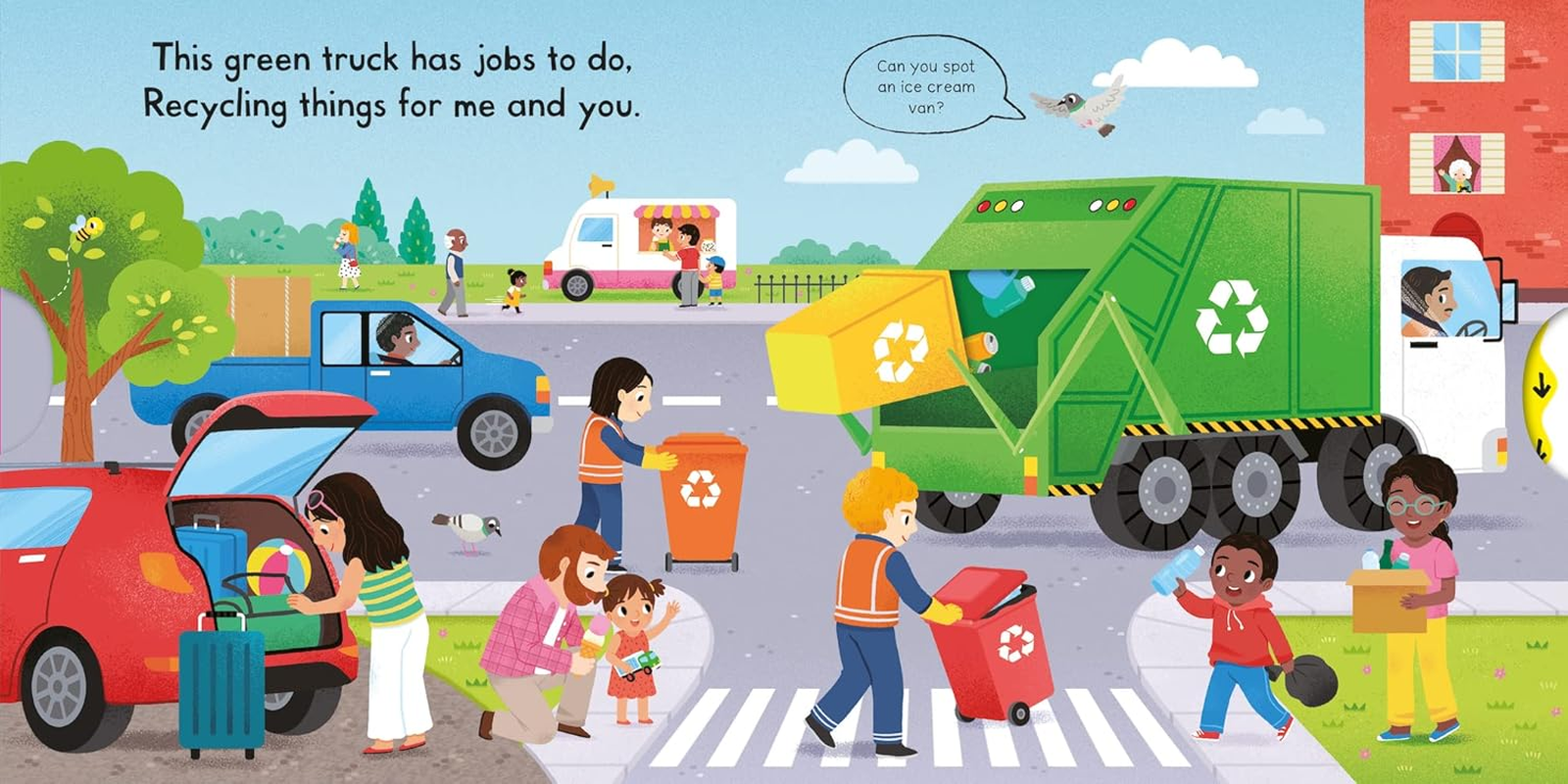 Busy Trucks: a Push, Pull, Slide Book image number 2