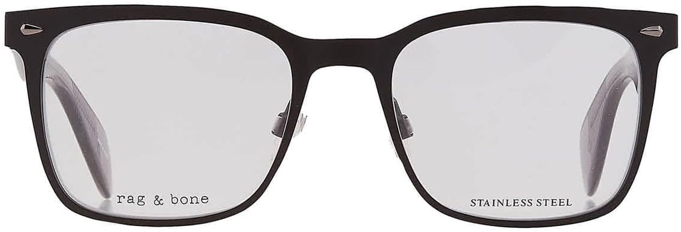 Rag and Bone Men'S Black Square Eyeglass Frames RNB 7002 0O6W 52