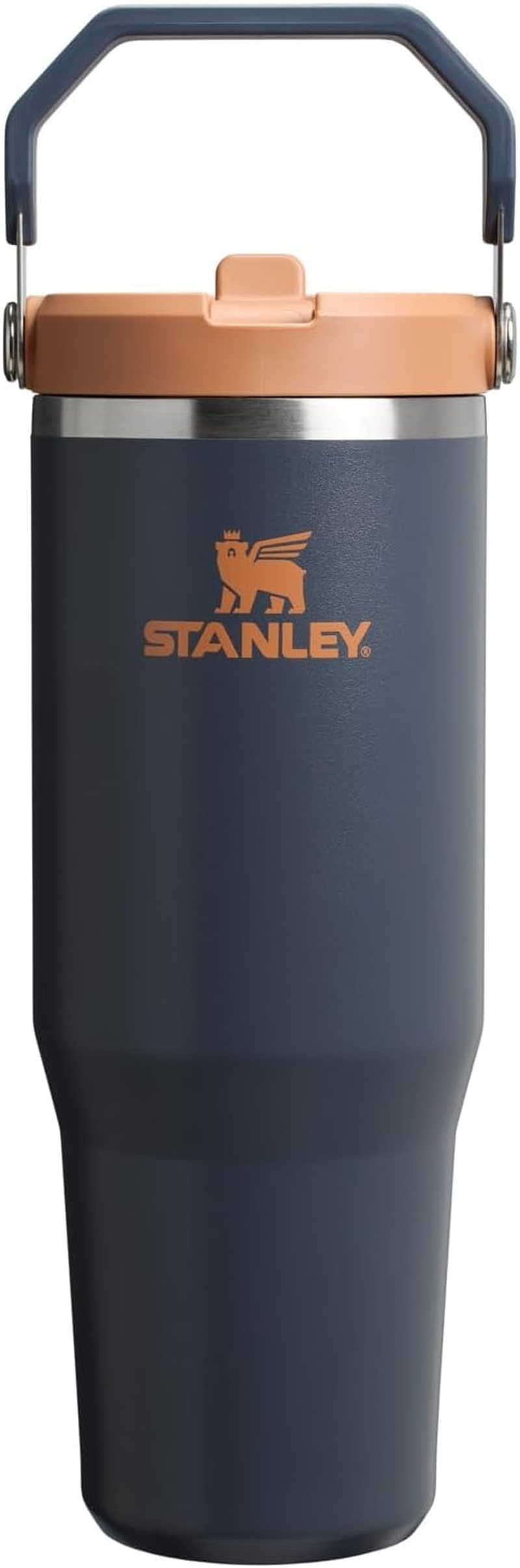 Stanley Iceflow Flip Straw Tumbler with Handle 30 Oz | Twist on Lid and Flip up Straw | Leak Resistant Water Bottle | Insulated Stainless Steel | Bpa-Free | Twilight