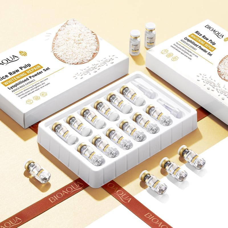 A Set of Rice Plasma Brightening and Repairing Freeze-Dried Powder to Nourish and Repair Deeply Cleansed Skin image number 3