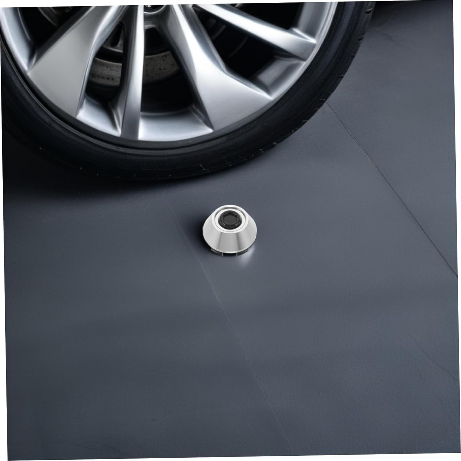 BRIGHTFUFU Aluminum Alloy Wheel Hubcaps Wheel Center Cover for Racing Cars Automotive Replacement Parts Easy to Install image number 4