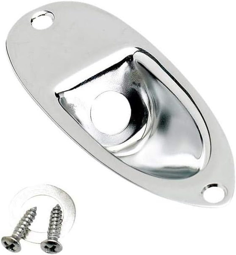 Fender Electric Guitar Part Stratocaster Jack Ferrule - Chrome