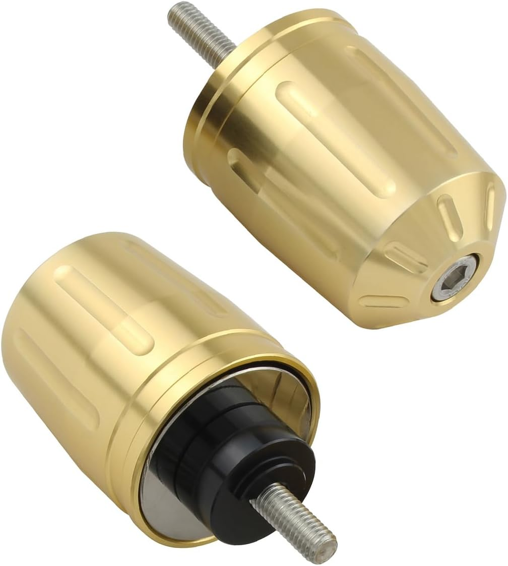 POSH FAITH 033979-12-10 Motorcycle Goods Handlebar End Ultra Heavy Bar End Type 2 for Honda/Suzuki Genuine Handles, M6 Type CB1300SF/SB | CB400SF Etc. Champagne Gold image number 6