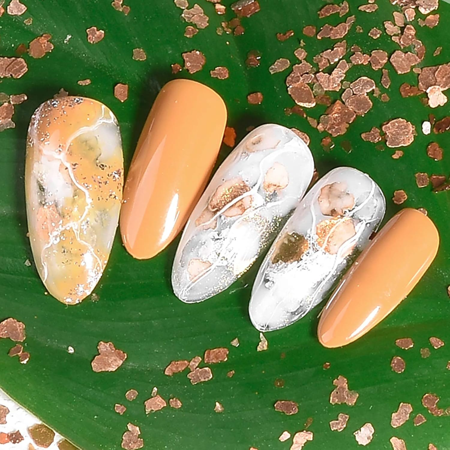 1 Set Transparent Mica Flakes Nail Accessories Nail Sequins Beauty Sequins image number 1