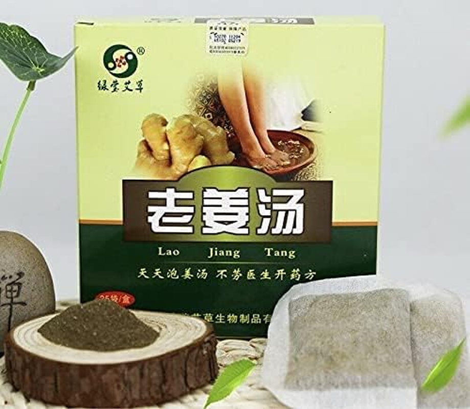 Ginger Foot Bath Pills Foot Care Bath Spa Bubble Soak Foot Powder 25Pcs image number 3