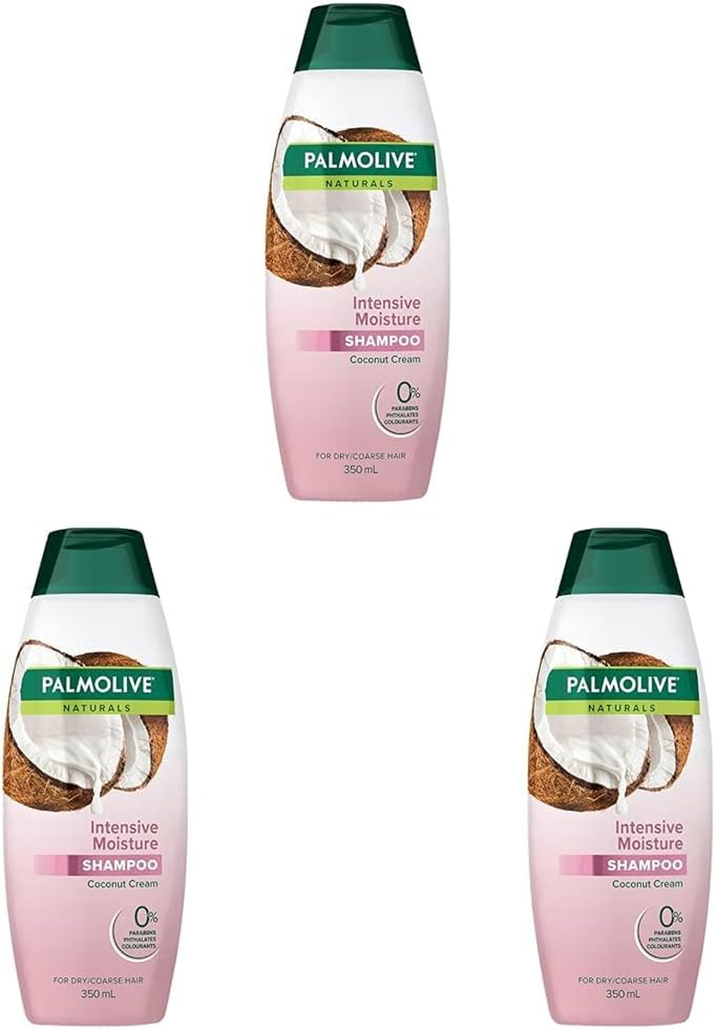 Palmolive Coconut Cream Intensive Moisture Shampoo 350 Ml (Pack of 3) image number 5
