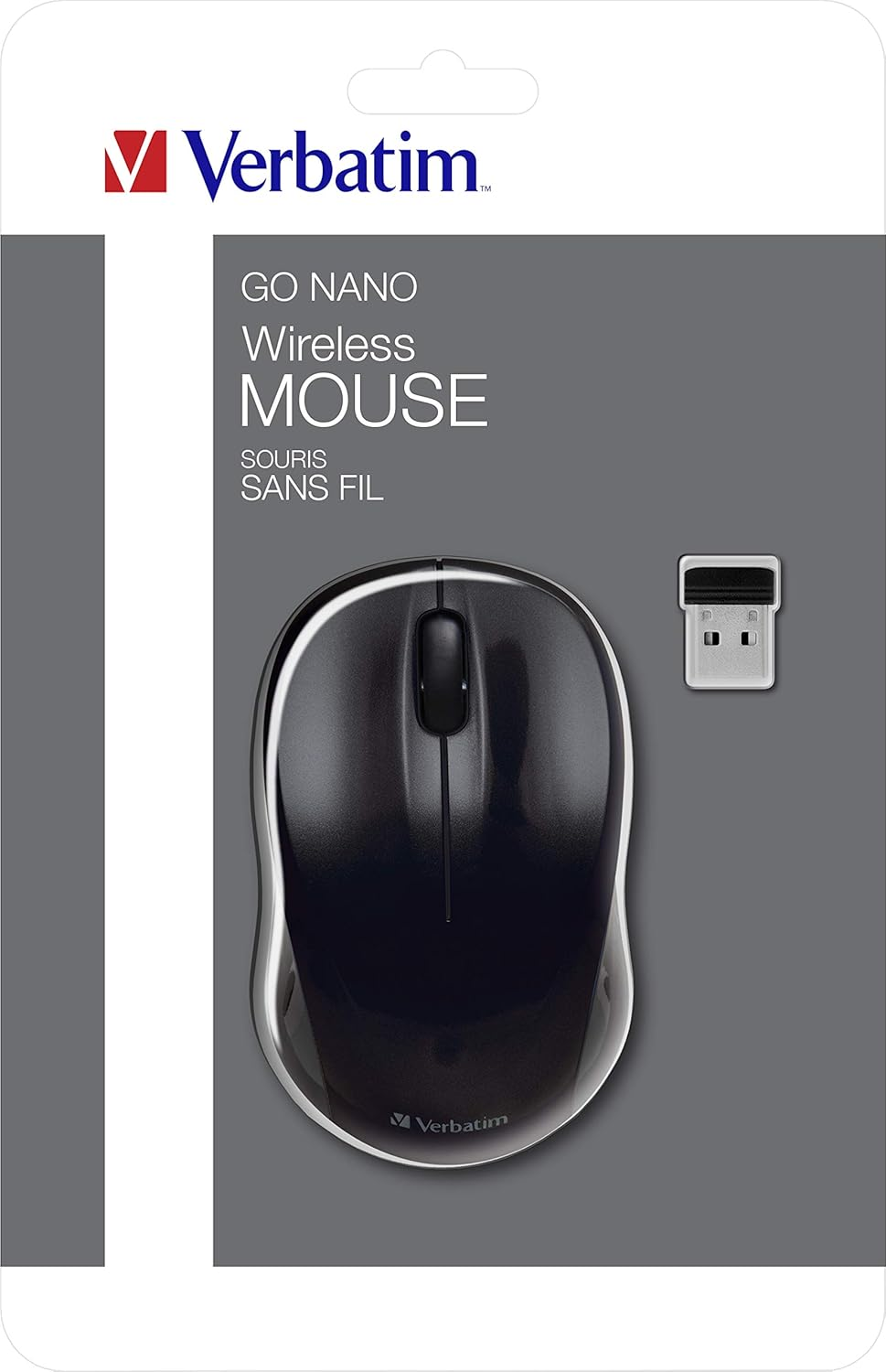 Verbatim GO Nano Wireless Mouse,Black,Go Nano Wireless Mouse - Black image number 1