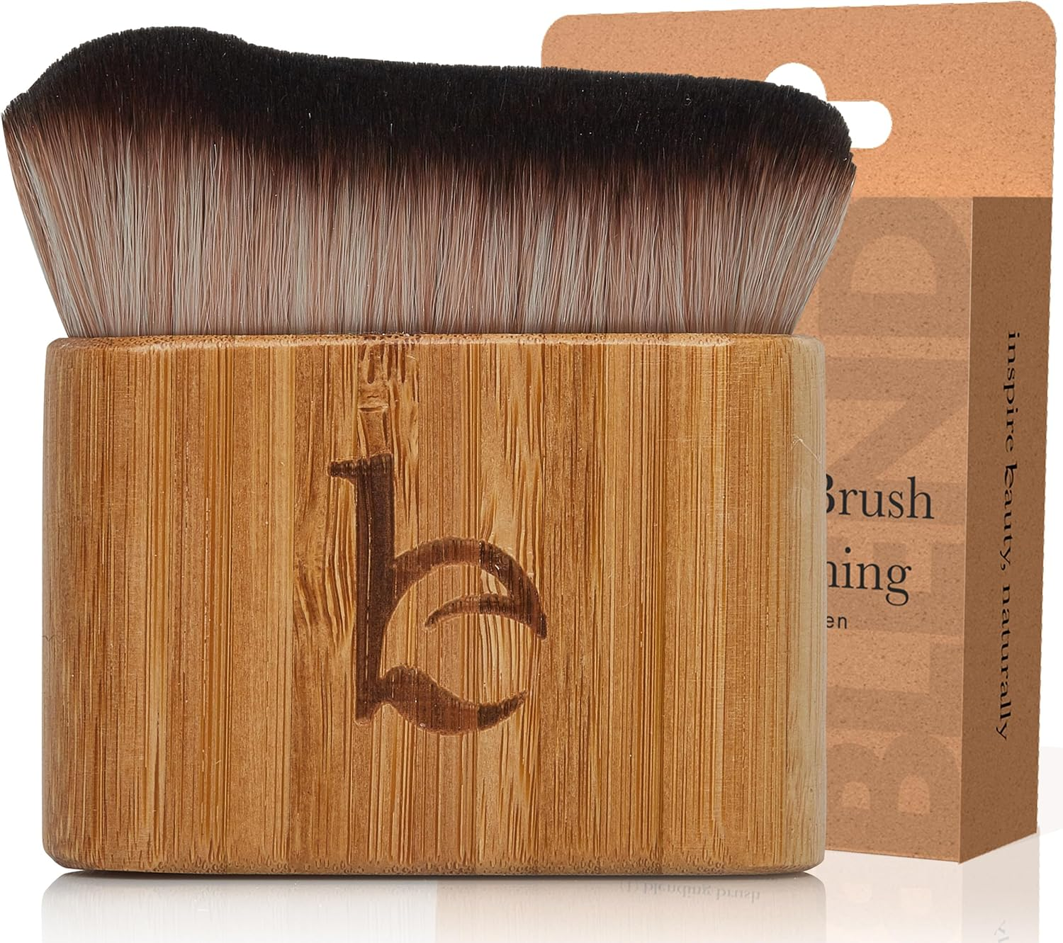 Ultra Soft Self Tanner Brush - Kabuki Brush for Body Foundation & Makeup, Blending Applicator for Tanner, Self Tanning Mitt, Achieves Sunless Streak-Free Fake Tan, Durable & Easy to Clean image number 5