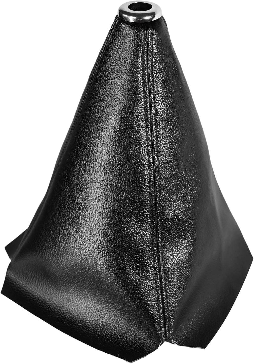 Universal Car Shift Knob Dust Cover Black PU Leather Manual/Auto Shifter Shift Boots Cover (Black)