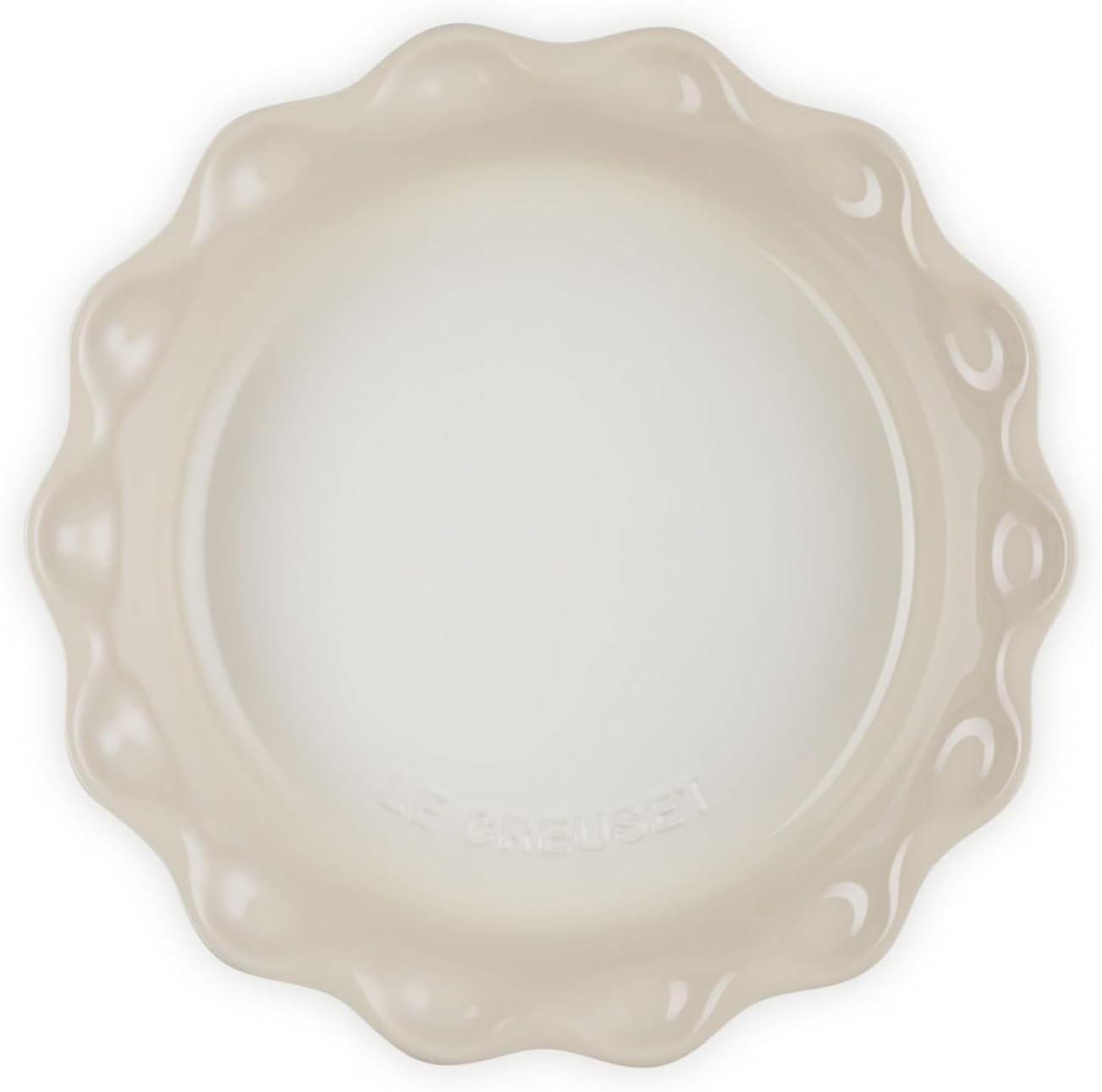 Le Creuset Heritage Stoneware Pie Dish 23Cm 1.2 Litre Meringue image number 2