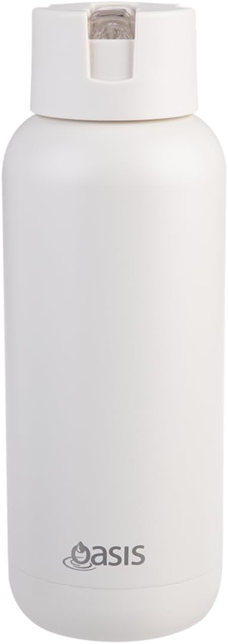 Oasis Ceramic Lined Stainless Steel Triple Wall Insulated 'Moda' Drink Bottle 1L - Alabaster image number 6