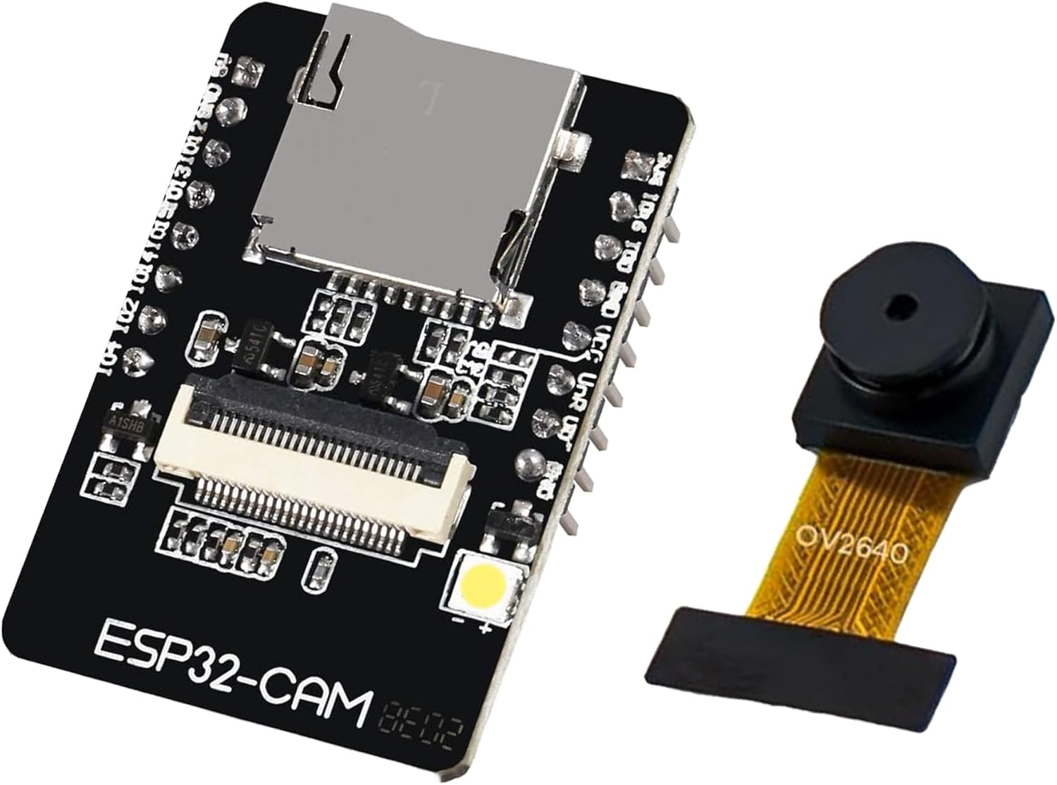 A-DIGISHUO 1Pcs ESP32-CAM Development Board Wireless Wifi+Bluetooth with OV2640 Camera Module for Arduino（1Set