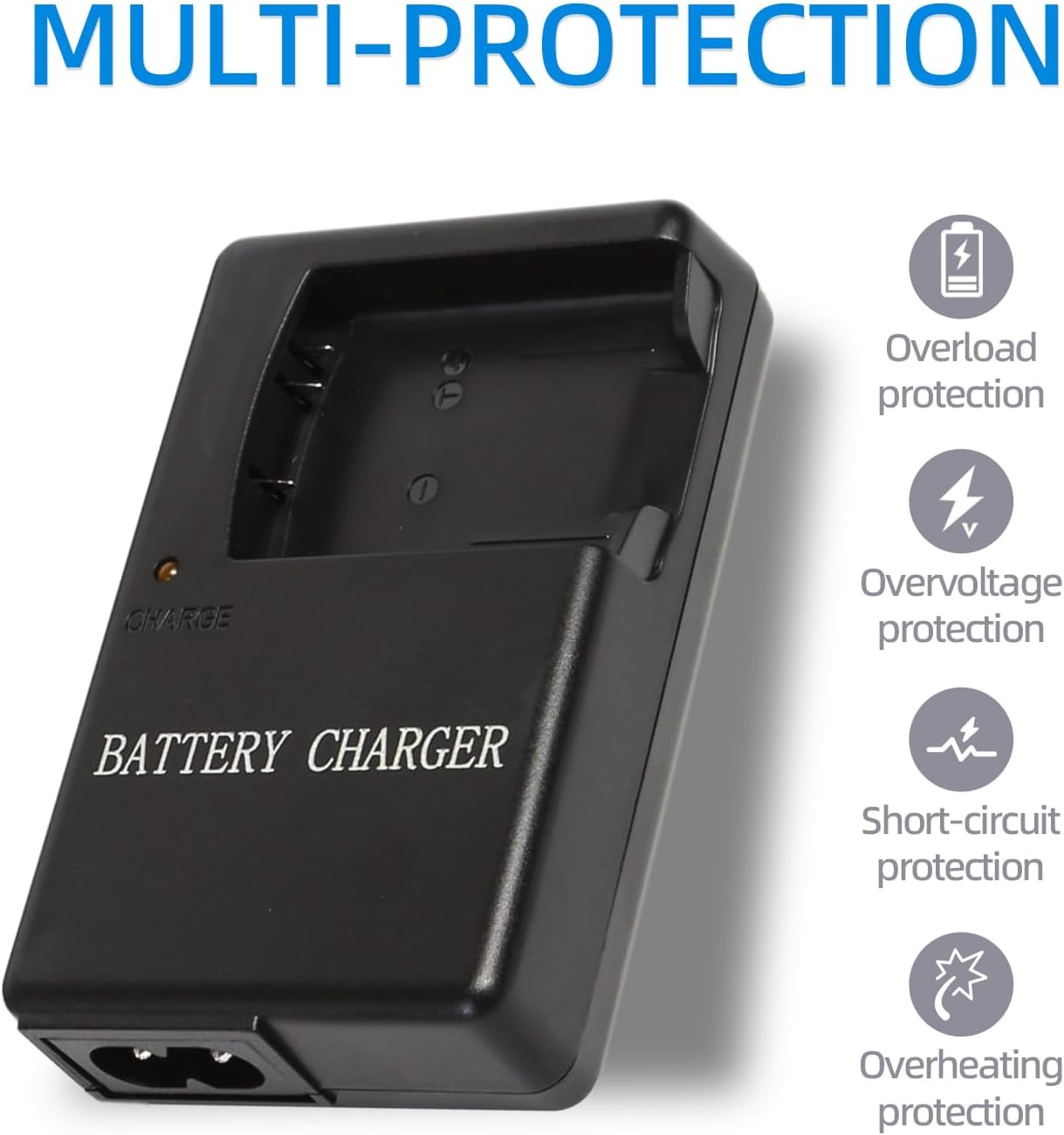 KWTOUL MH-66 Battery Charger for EN-EL19 NP-BJ1 Battery Compatible with Nikon Coolpix S32 S33 S100 S2800 S3100 S3200 S3300 S3500 S3600 S3700 S4100 S4200 S4300 S5200 S5300 S6500 S6600 S6800 S6900 S7000 image number 4