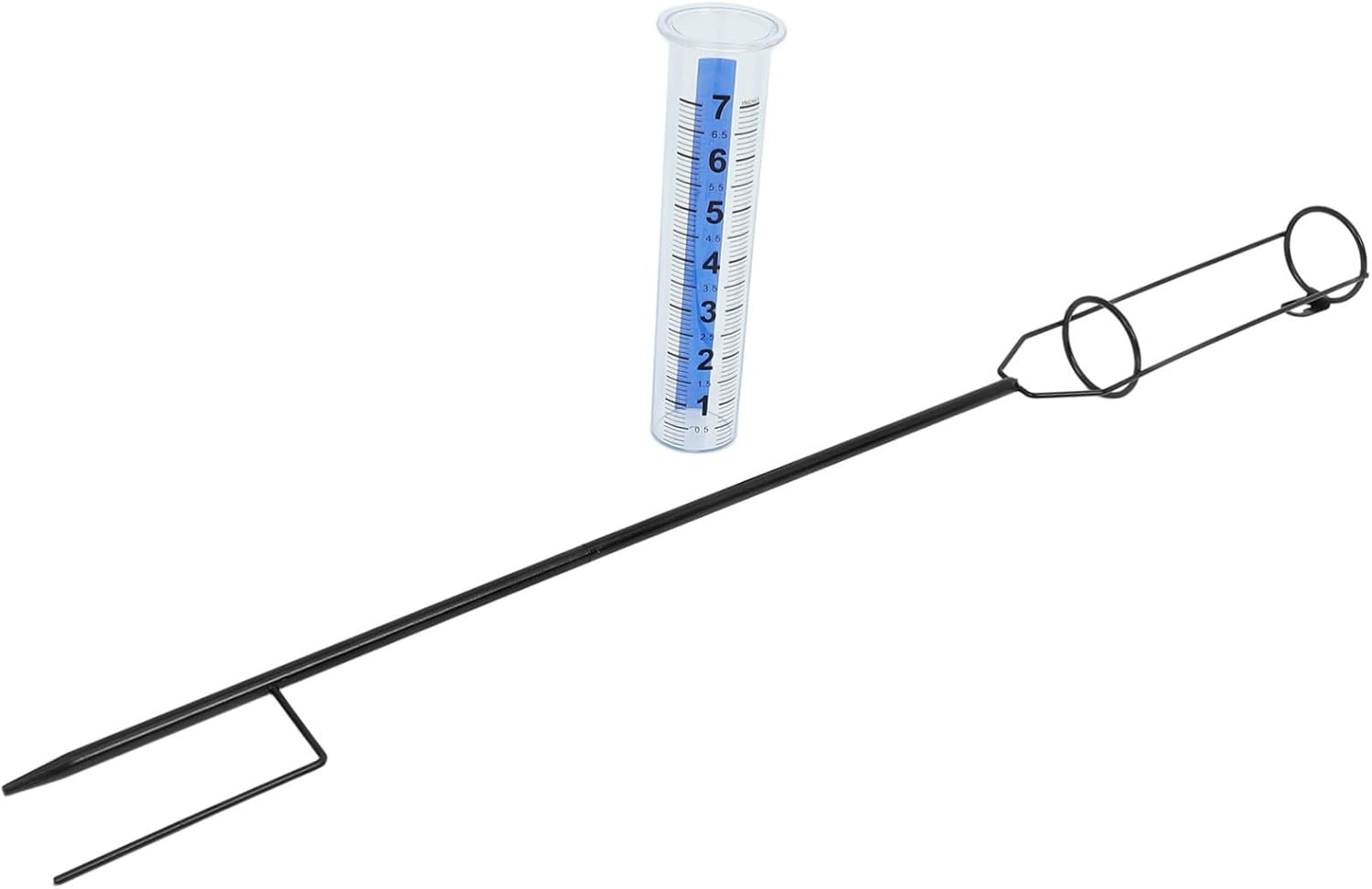 POPETPOP Rain Gauge Outdoor Decorative Large Numbers Rain Measuring Tool for Garden and Deck