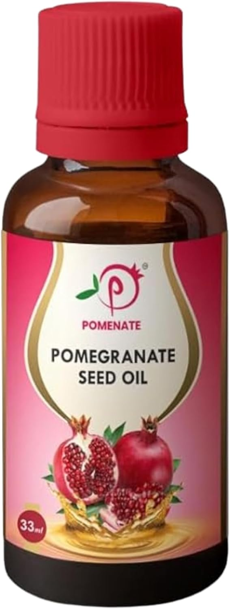 100% Pure and Natural Cold Pressed Extracted Pomegranate Seed Oil (33 Ml). for Skin Care, Hair Care, Anti-Ageing, Helps Reverse Skin Damage image number 4