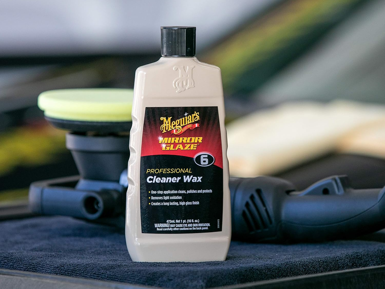 Meguiar'S M0616C Mirror Glaze Cleaner Wax, 16-Ounce, (Non-Carb Compliant) - 3.8 L (Pack Of 1), Quick Detailer image number 2