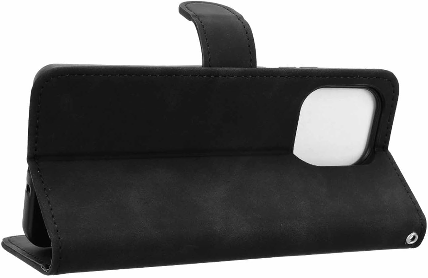 GOGME Case for Motorola Moto G86 Power 5G, Premium PU + TPU Flip Case, Wallet Protective Mobile Phone Case with Stand Function/Card Slots, Black image number 6