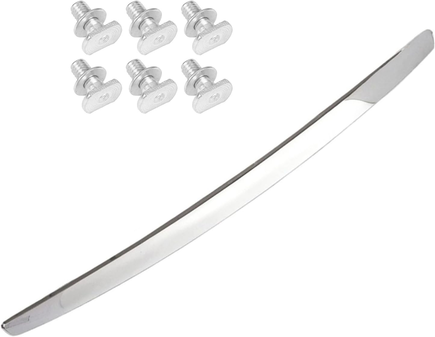 Car Chrome Front Bonnet Hood Trim Line for ISUZU D-Max Dmax & MU-X 2012-2016 ABS 92Cmx5.5Cm (Silver)