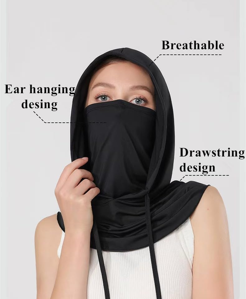 Cooling Balaclava Sun UV Protection Hood Breathable Full Head Mask Face Cover for Men Women Cycling Motorcycle Fishing