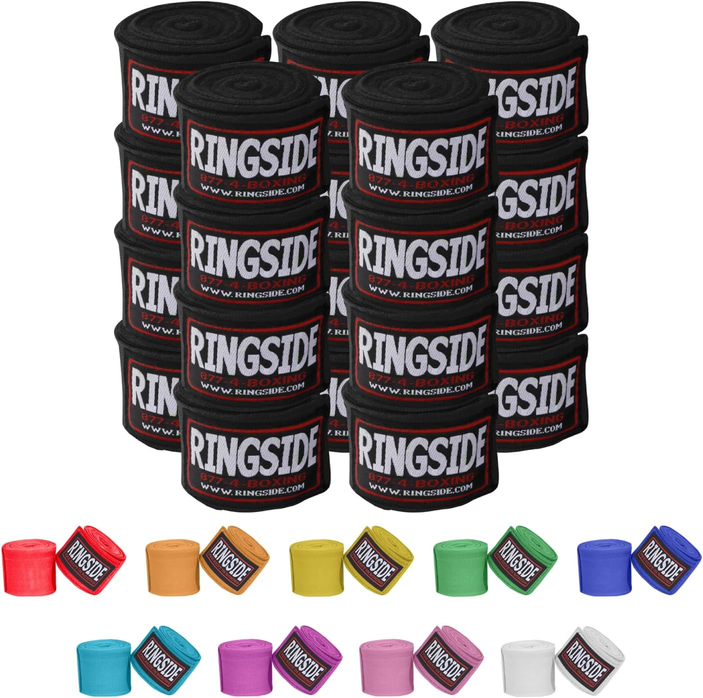 Ringside Mexican Style Boxing Hand Wraps (10 Pairs Pack)