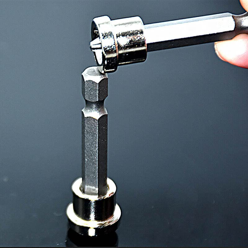 AIMALL 5PCS Magnetic Positioning Screwdriver Bits, 25Mm & 50Mm Chrome Vanadium Steel Screw Positioning Bits with Magnetic Collar for Electric Screwdrivers and Drills image number 6