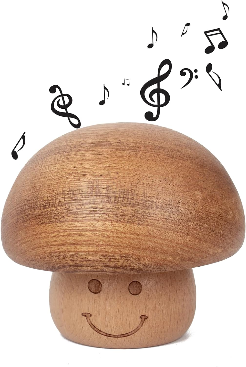 Castle in the Sky Mechanism Music Box Cute Mini Mushroom Vintage Wood Carved Musical Gift Birthday Valentine'S Day Christmas Thanksgiving Day