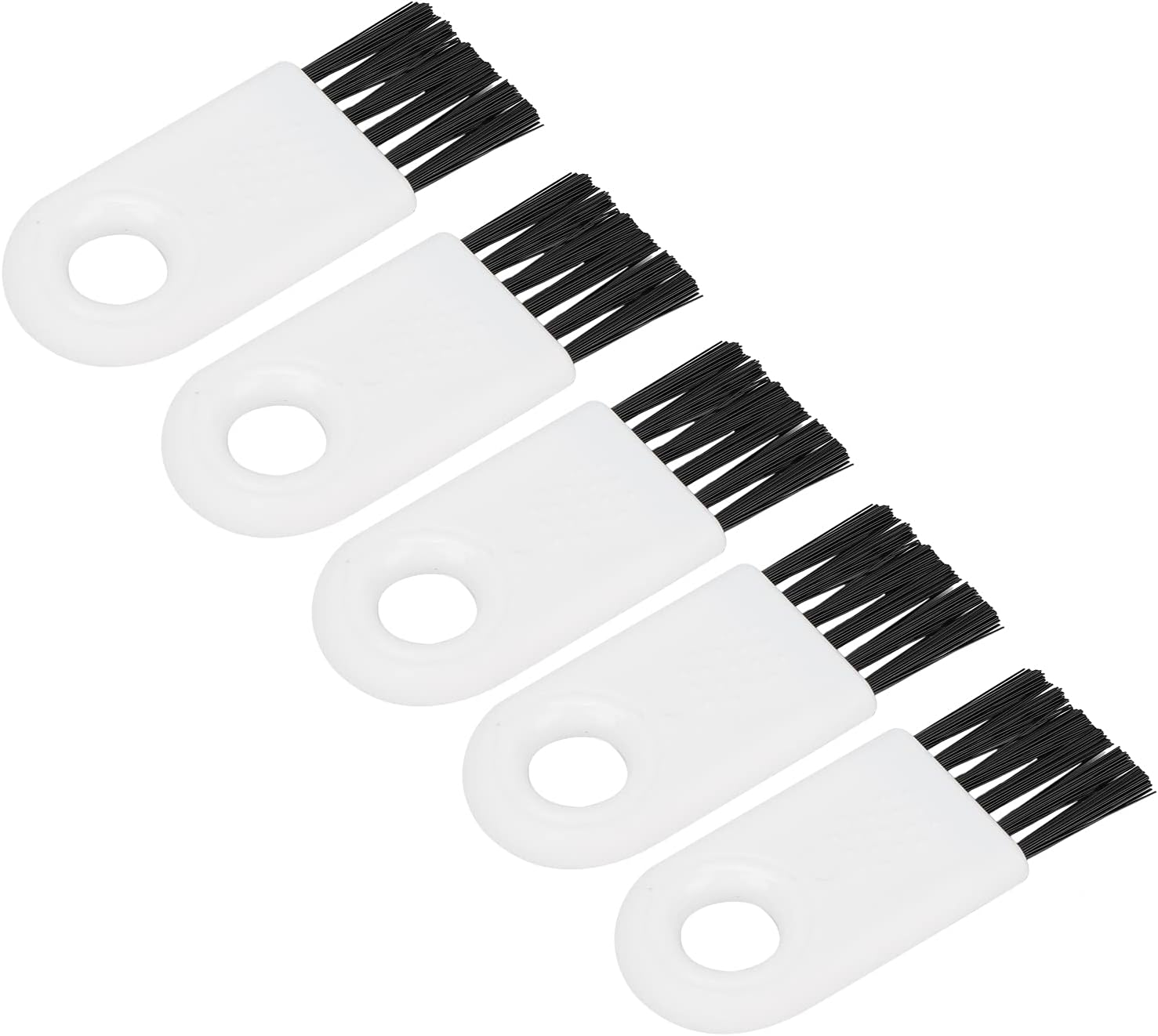 Cleaning Brushes, 5 Pieces Wear Resistant PP Handle Multifunctional High Temperature Resistance Shaver Cleaning Brushes for Household Cleaning image number 5