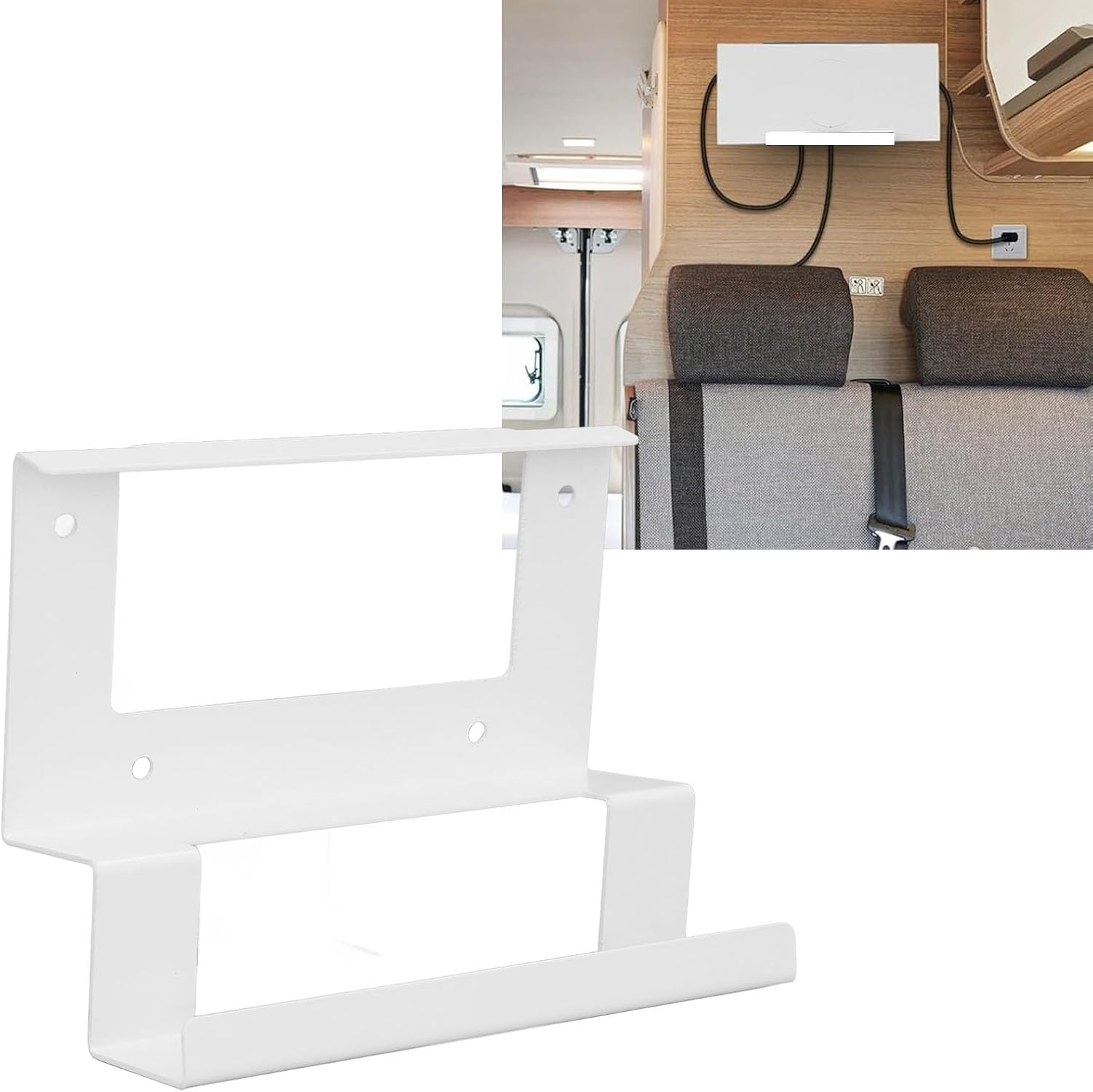 Gen 3 Mount, 2 in 1 Standard V3 Mesh Router Wall Mount, Internet Kit Satellite for Gen 3 Standard Router, Metal Router Mounting Kit for Home, RV, Boat image number 1